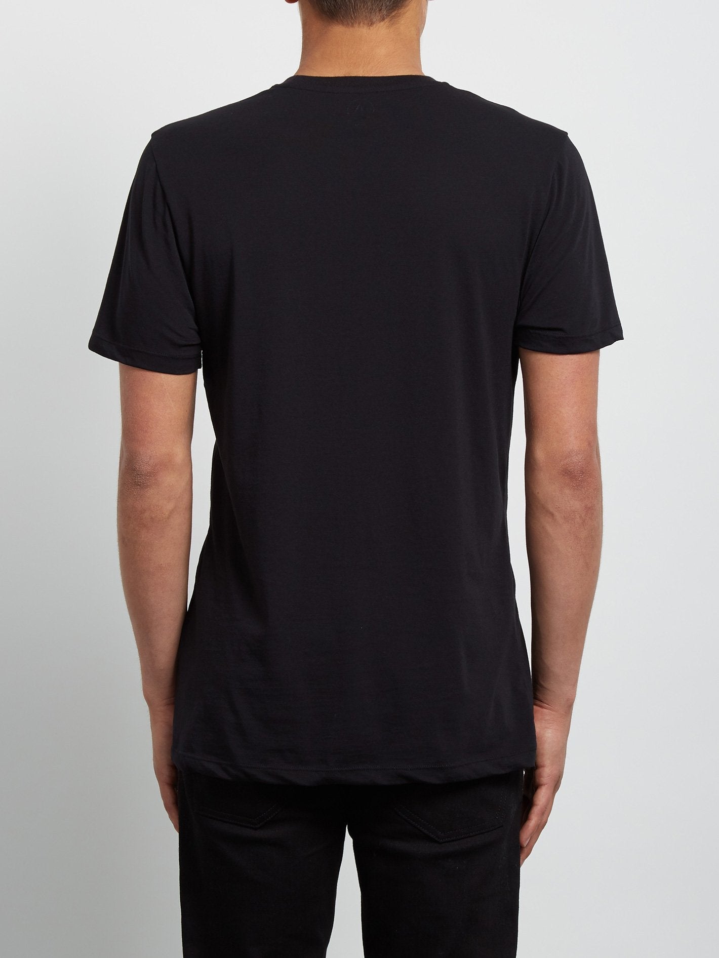 Classic Stone Kurzarm-T-Shirt - Schwarz