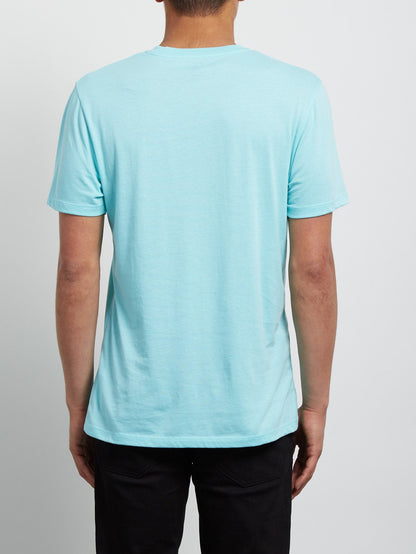 Concentric Kurzarm-T-Shirt - Blasses Aqua