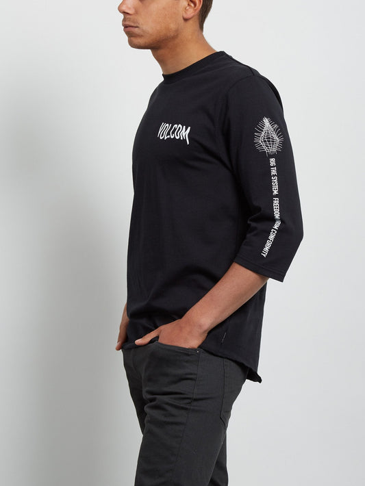 T-shirt manches 3/4 Enabler - Black