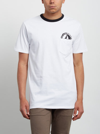 T-shirt à manches courtes Vert - White