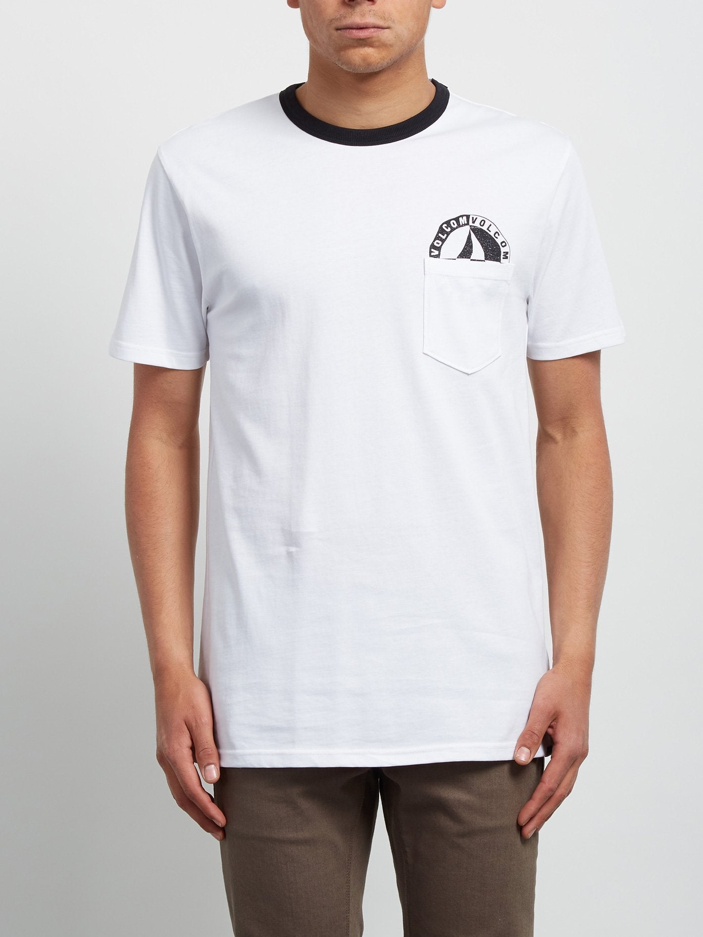 T-shirt à manches courtes Vert - White