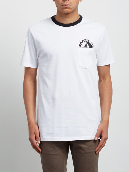T-shirt à manches courtes Vert - White