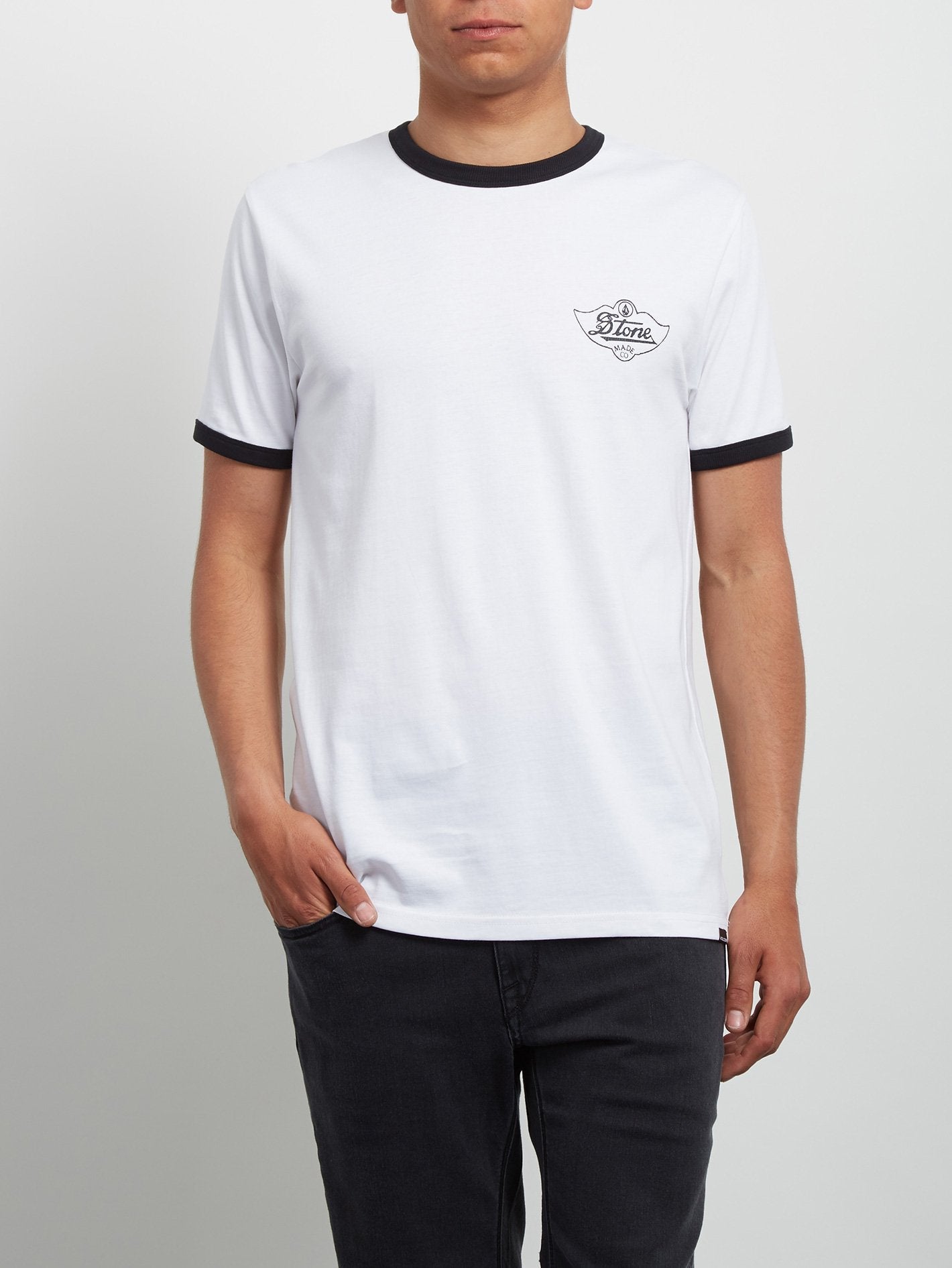 Winger Kurzarm-T-Shirt - Weiß