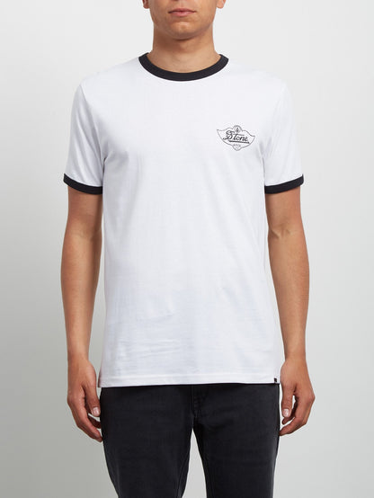 Winger Kurzarm-T-Shirt - Weiß