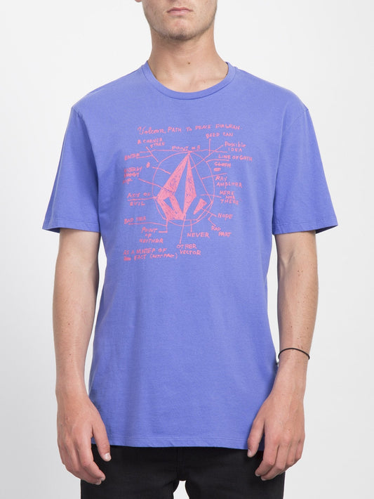T-shirt Diagram - Dark Purple