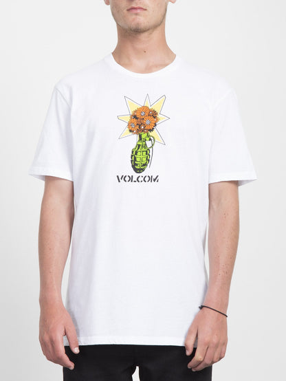 T-shirt Volcom Grenade - White