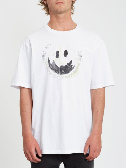 T-shirt Fake Smile - WHITE
