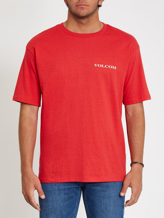 Volcom Stone T-Shirt - Karminrot