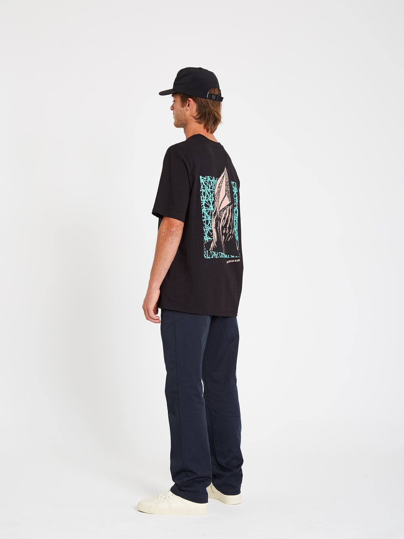 Stone Face T-shirt - Black