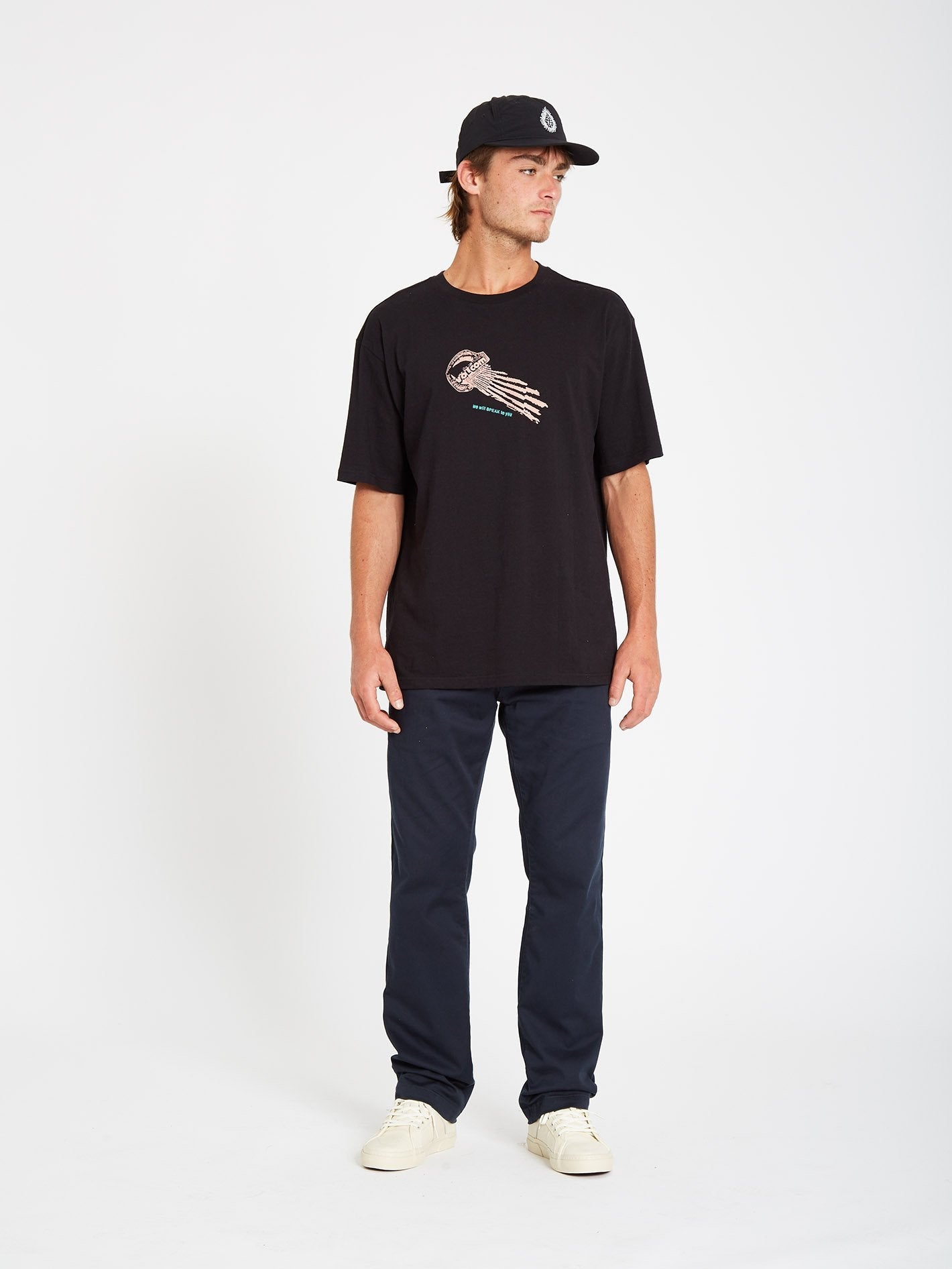 Stone Face T-shirt - Black