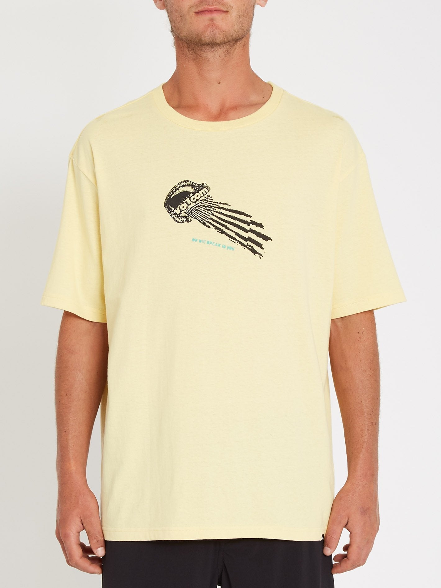 Stone Face T-shirt - Dawn Yellow