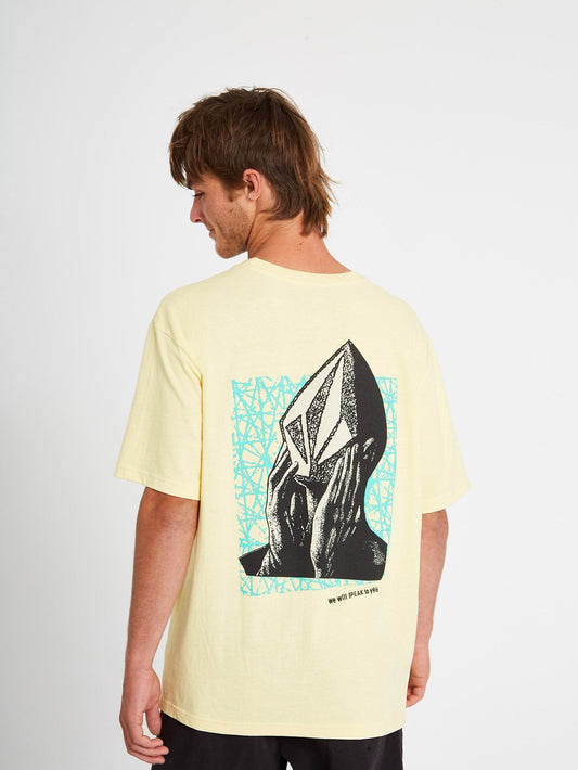 T-shirt Stone Face - Dawn Yellow