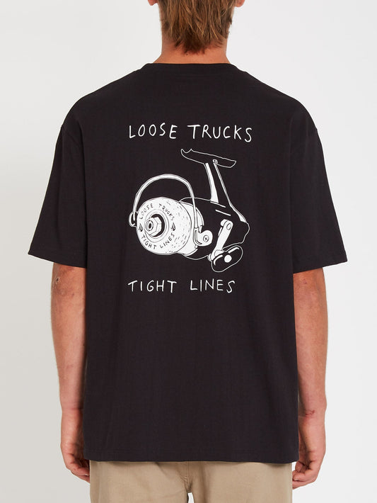 T-shirt Loose Trucks - Black