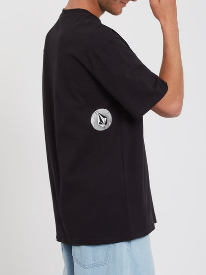 Zerschmettertes T-Shirt – SCHWARZ