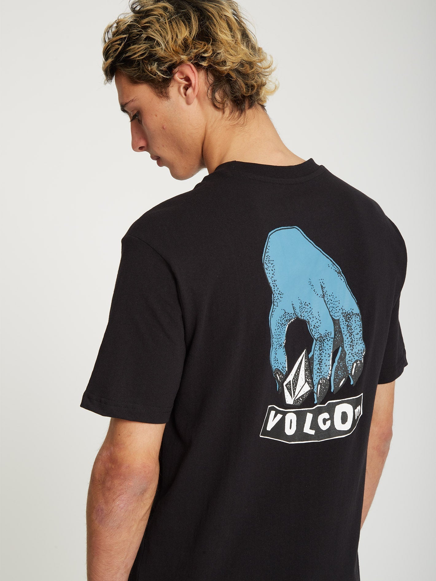 Stone Grab T-Shirt – SCHWARZ