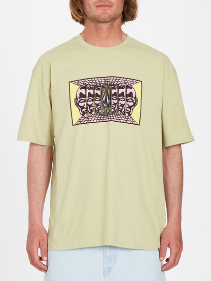 T-shirt Mind Invasion - LENTIL GREEN