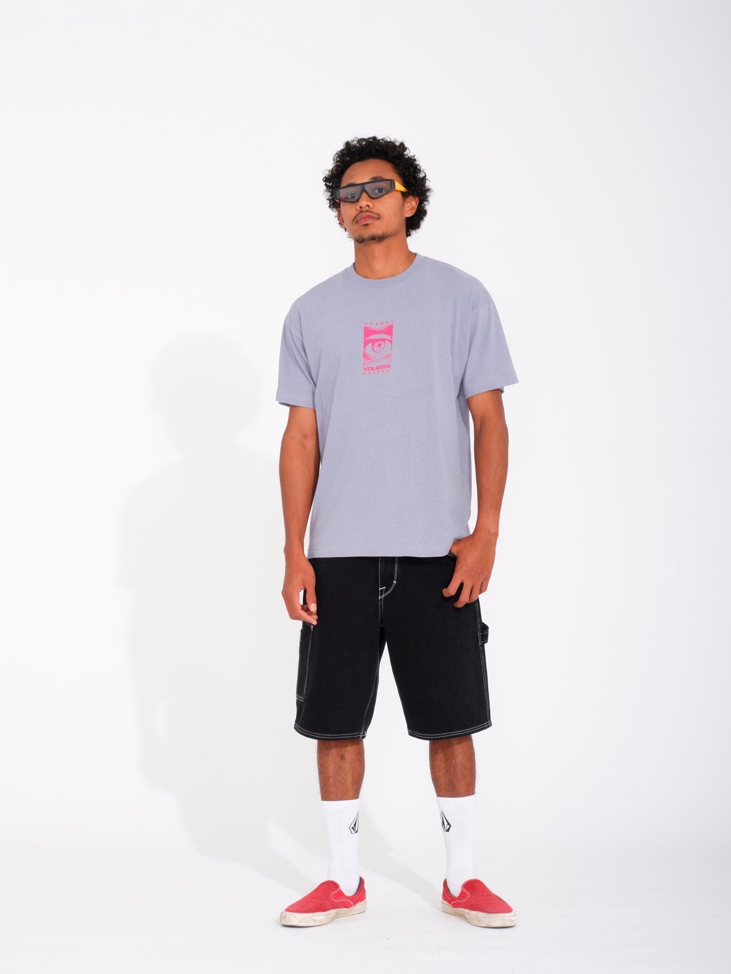 Grundiertes T-Shirt - VIOLET DUST