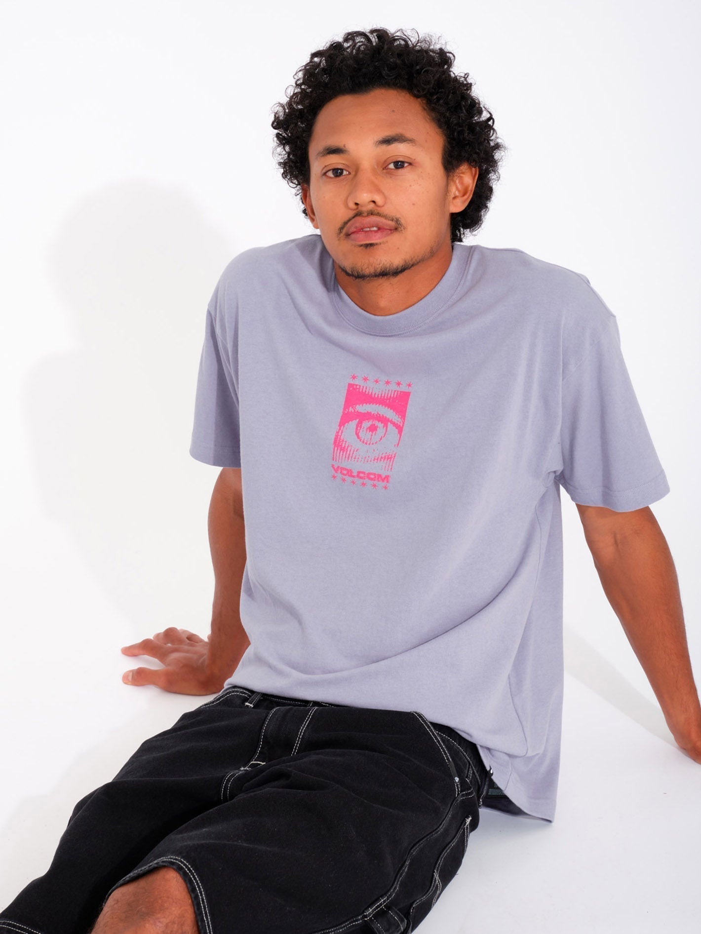 Grundiertes T-Shirt - VIOLET DUST