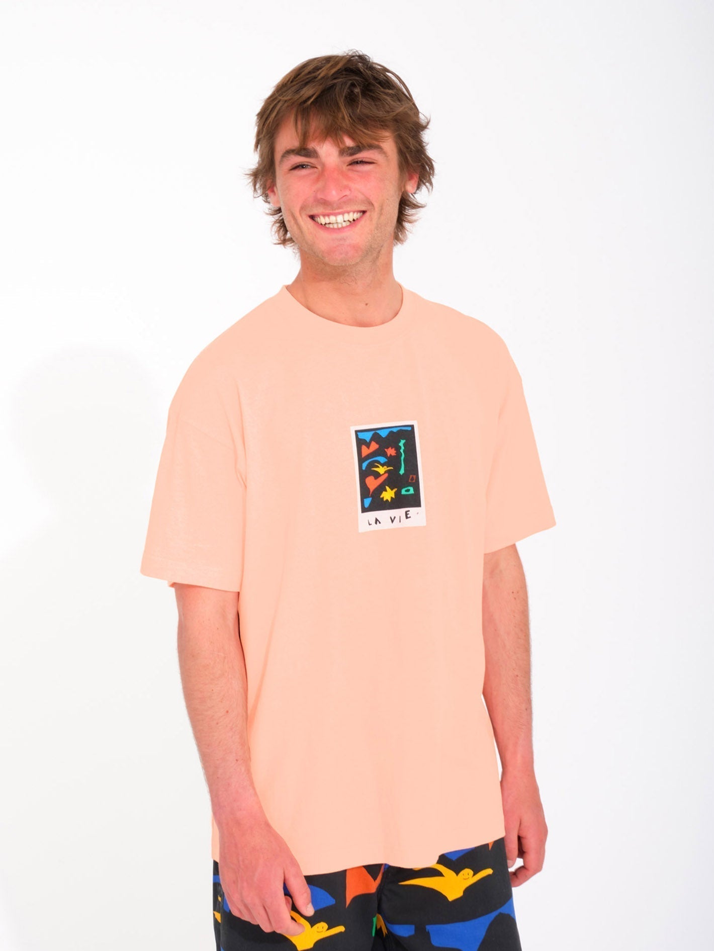 T-Shirt Arthur Longo 3 - SAUMON