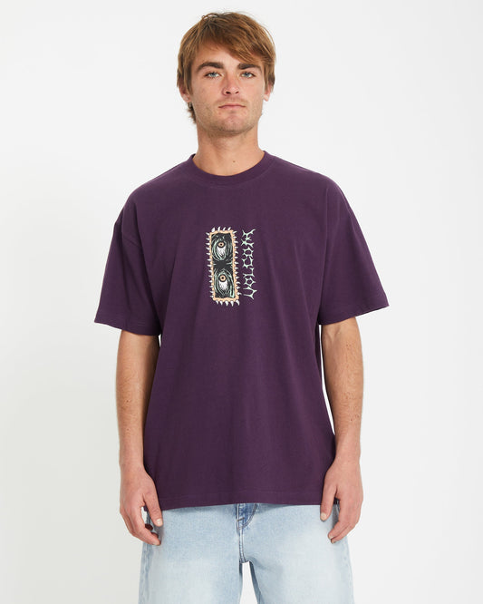 Eye Rust T-shirt - ROYAL GRAPE