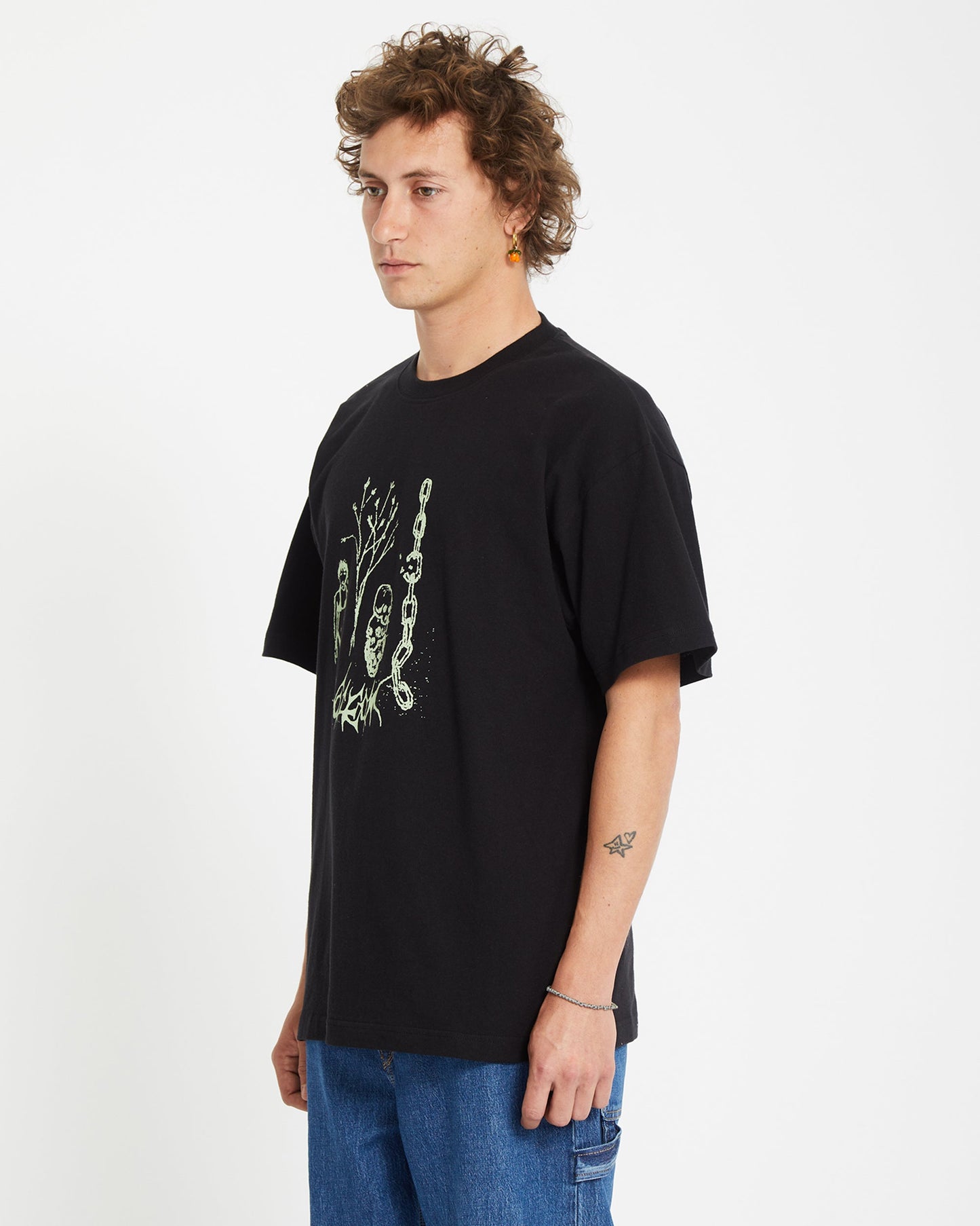 Poetic Dess T-Shirt - SCHWARZ