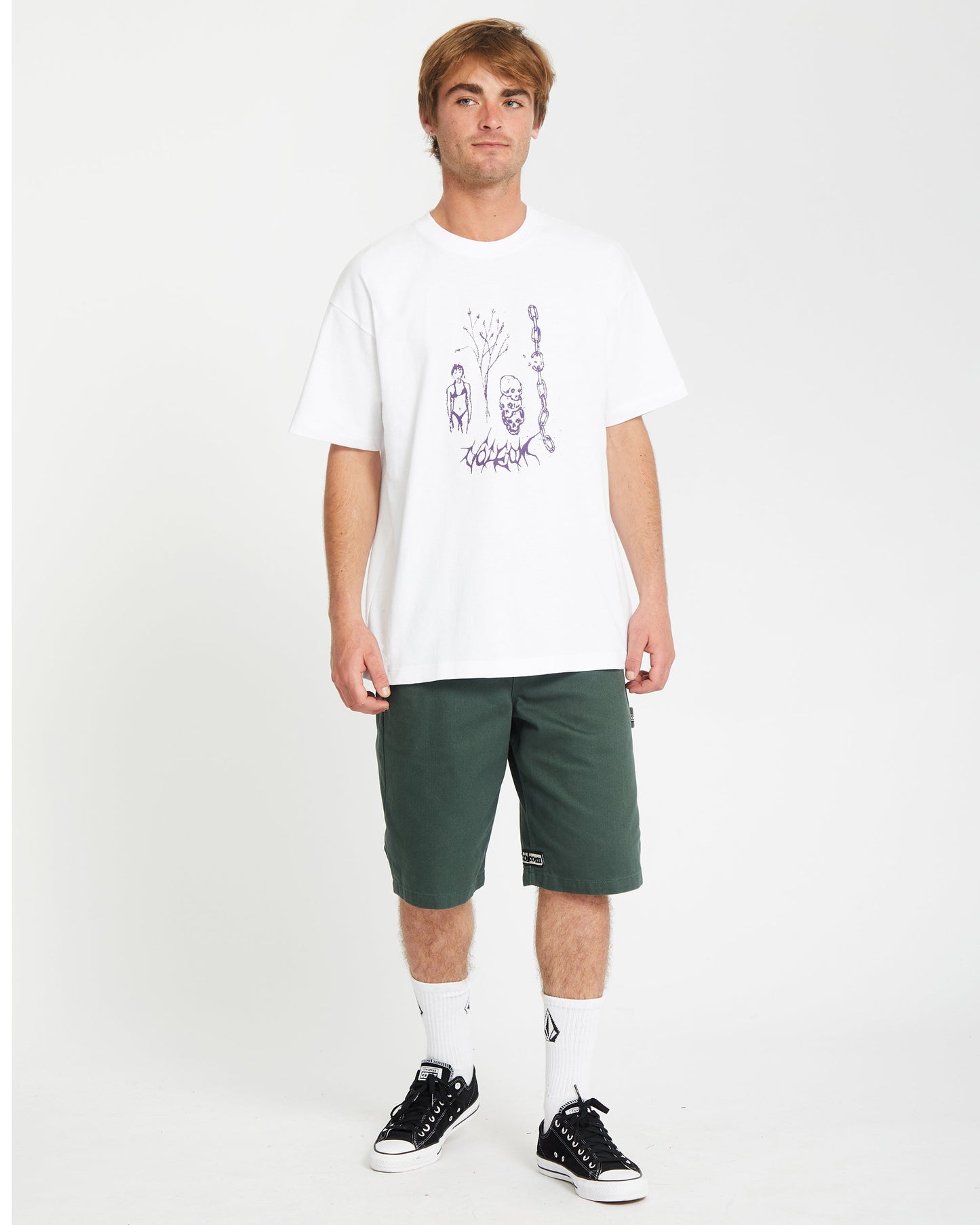 Poetic Dess T-Shirt - WEISS