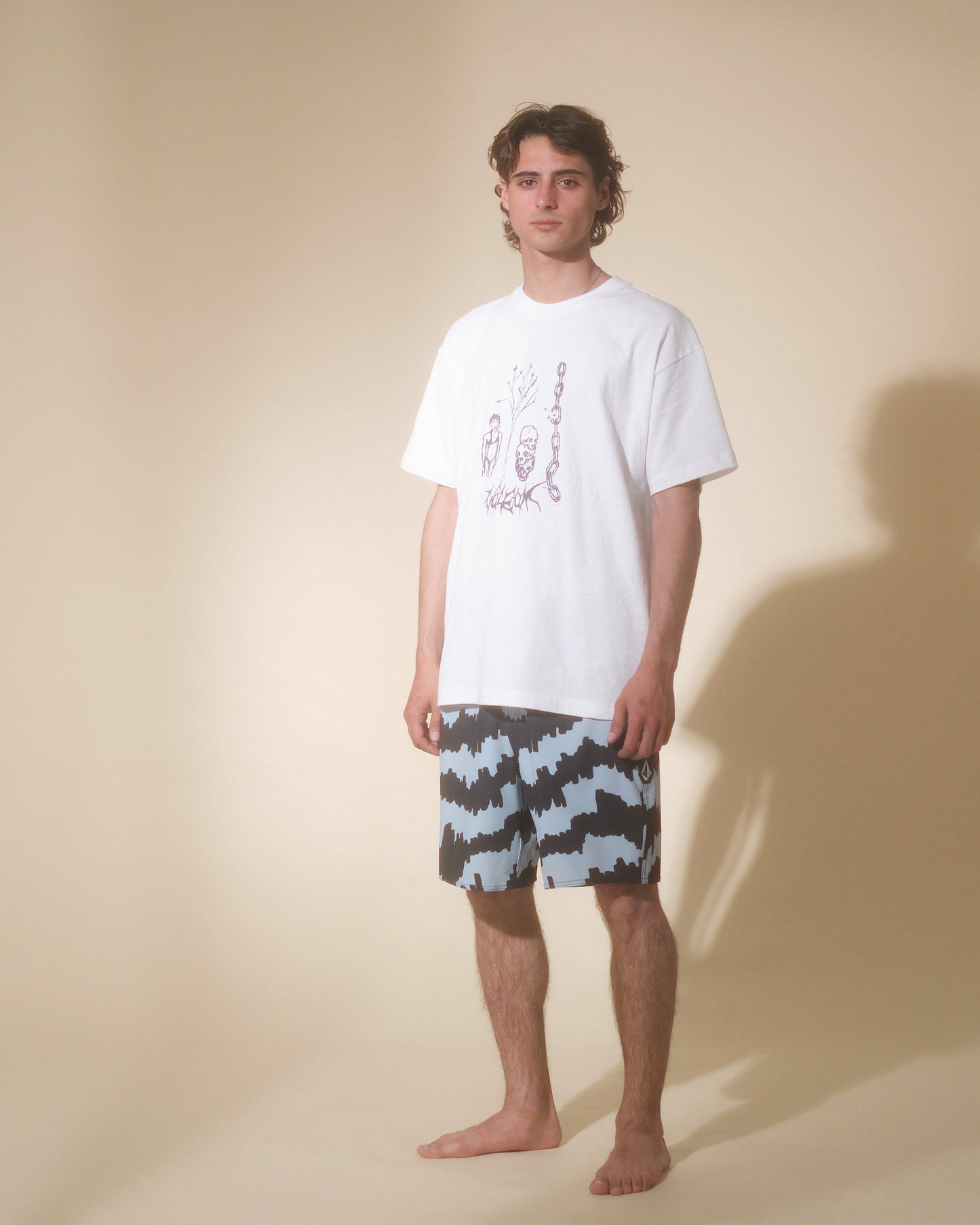 Poetic Dess T-Shirt - WEISS