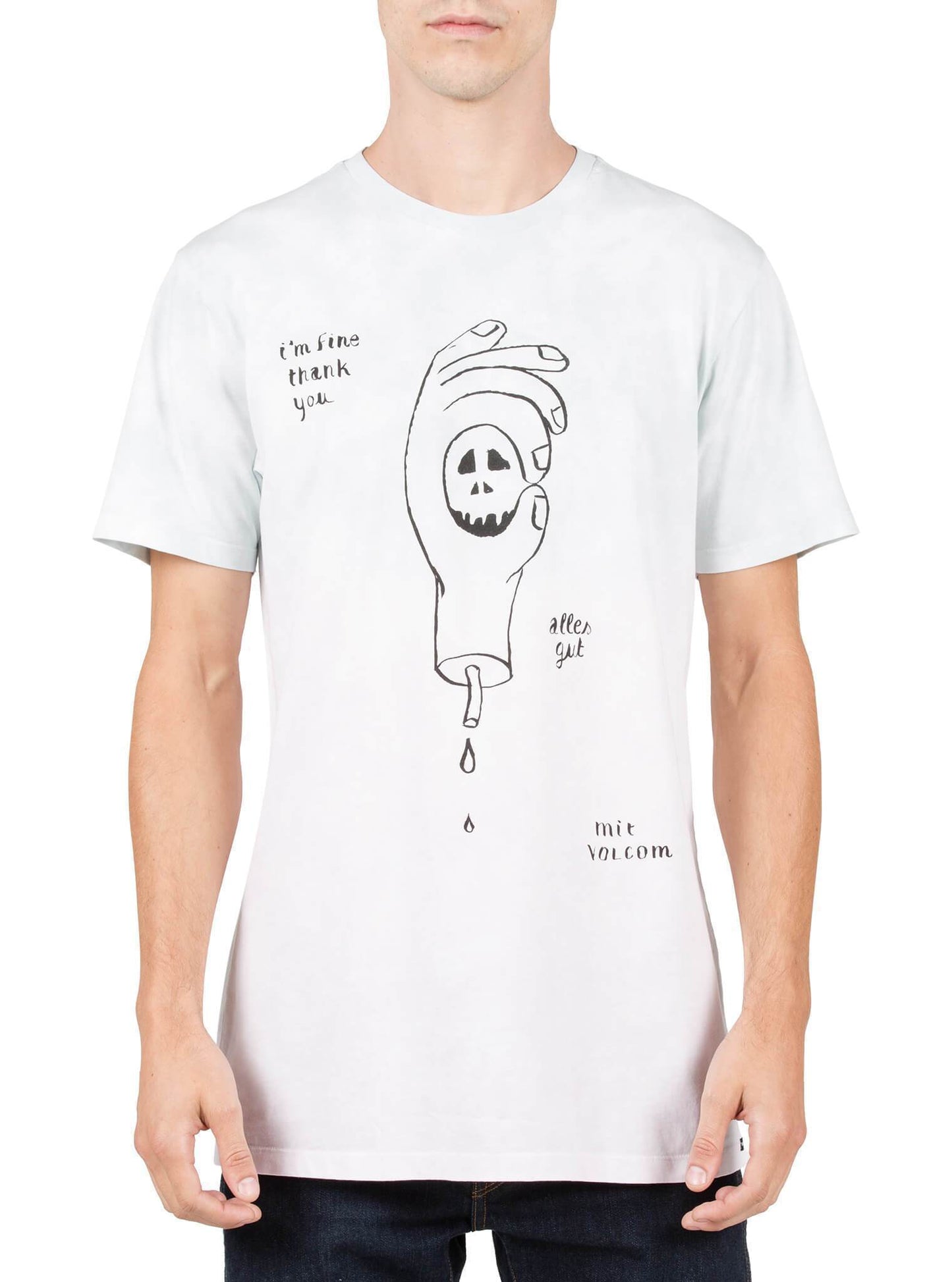 Skull Fingers T-Shirt - Mehrfarbig