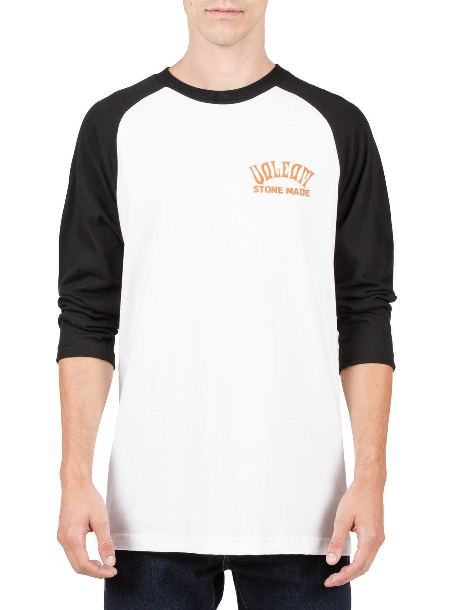 T-Shirt Wrecker 3/4 Raglan - White