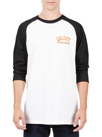 T-Shirt Wrecker 3/4 Raglan - White