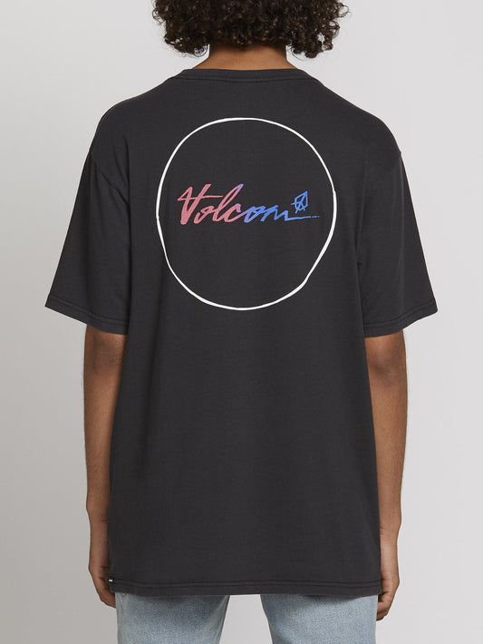 T-Shirt Shaky Circle - Black