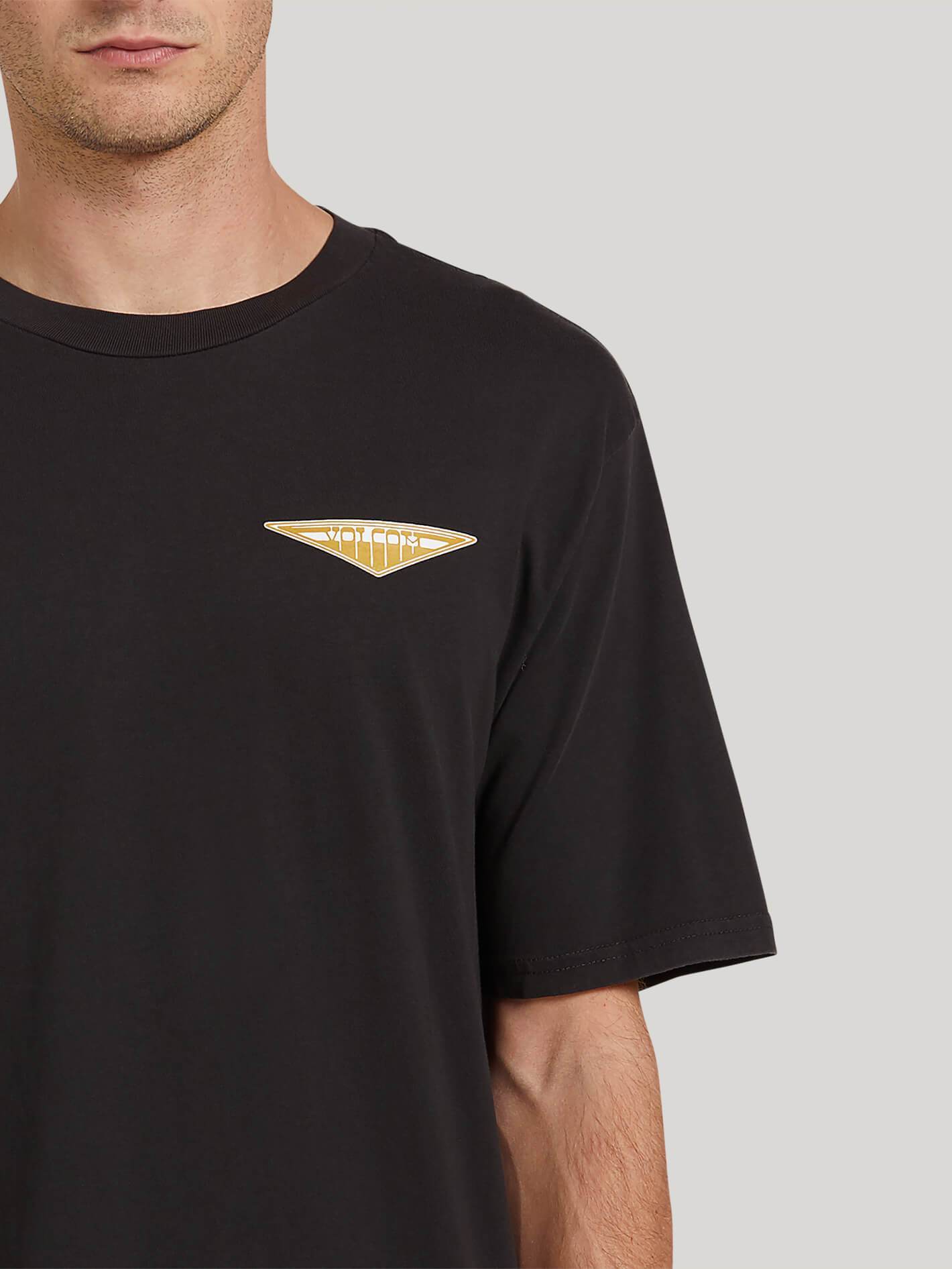 Helles T-Shirt - SCHWARZ