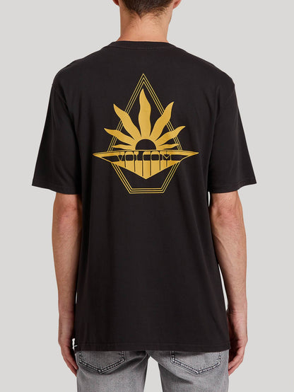 Helles T-Shirt - SCHWARZ