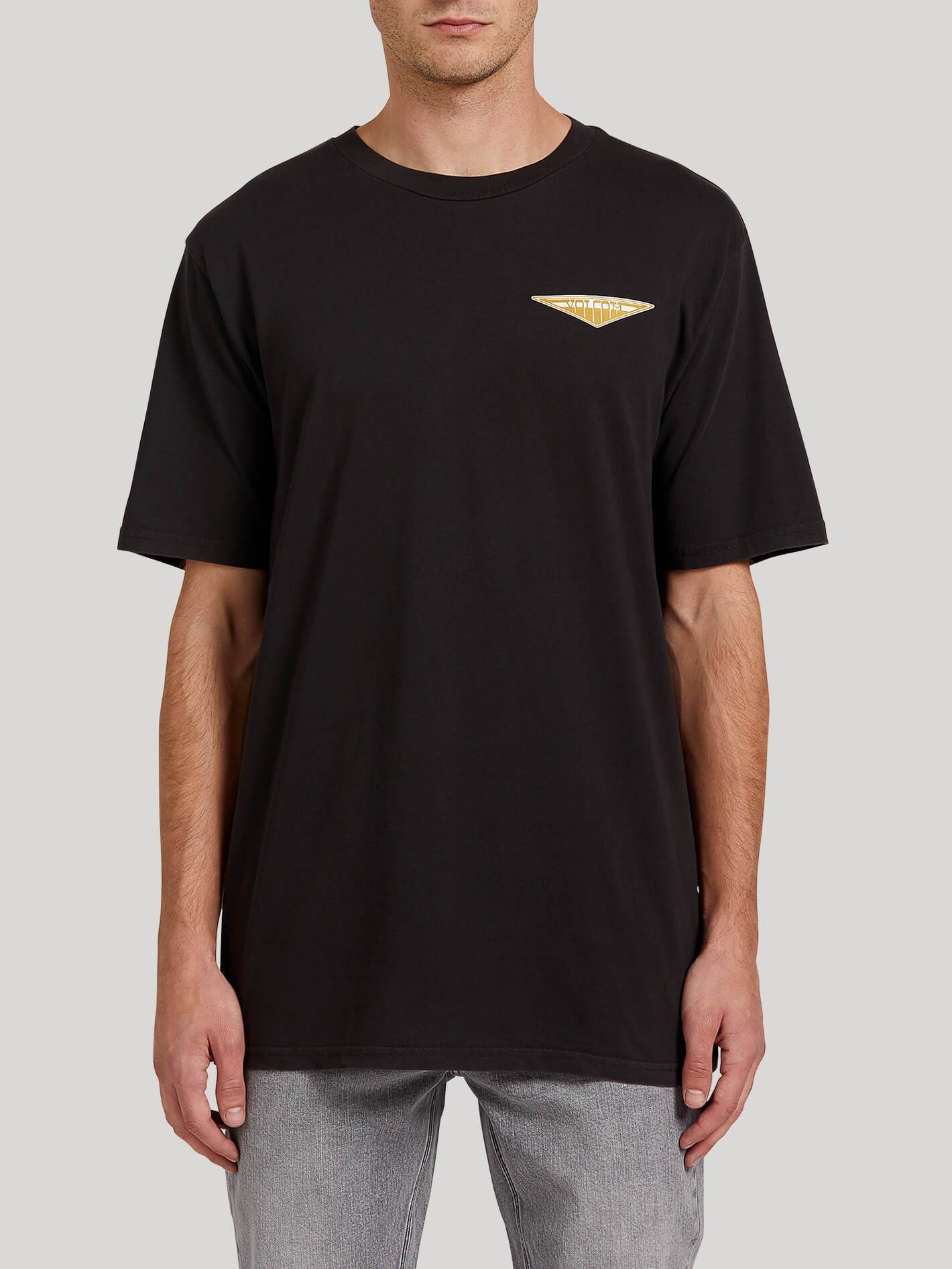 Helles T-Shirt - SCHWARZ