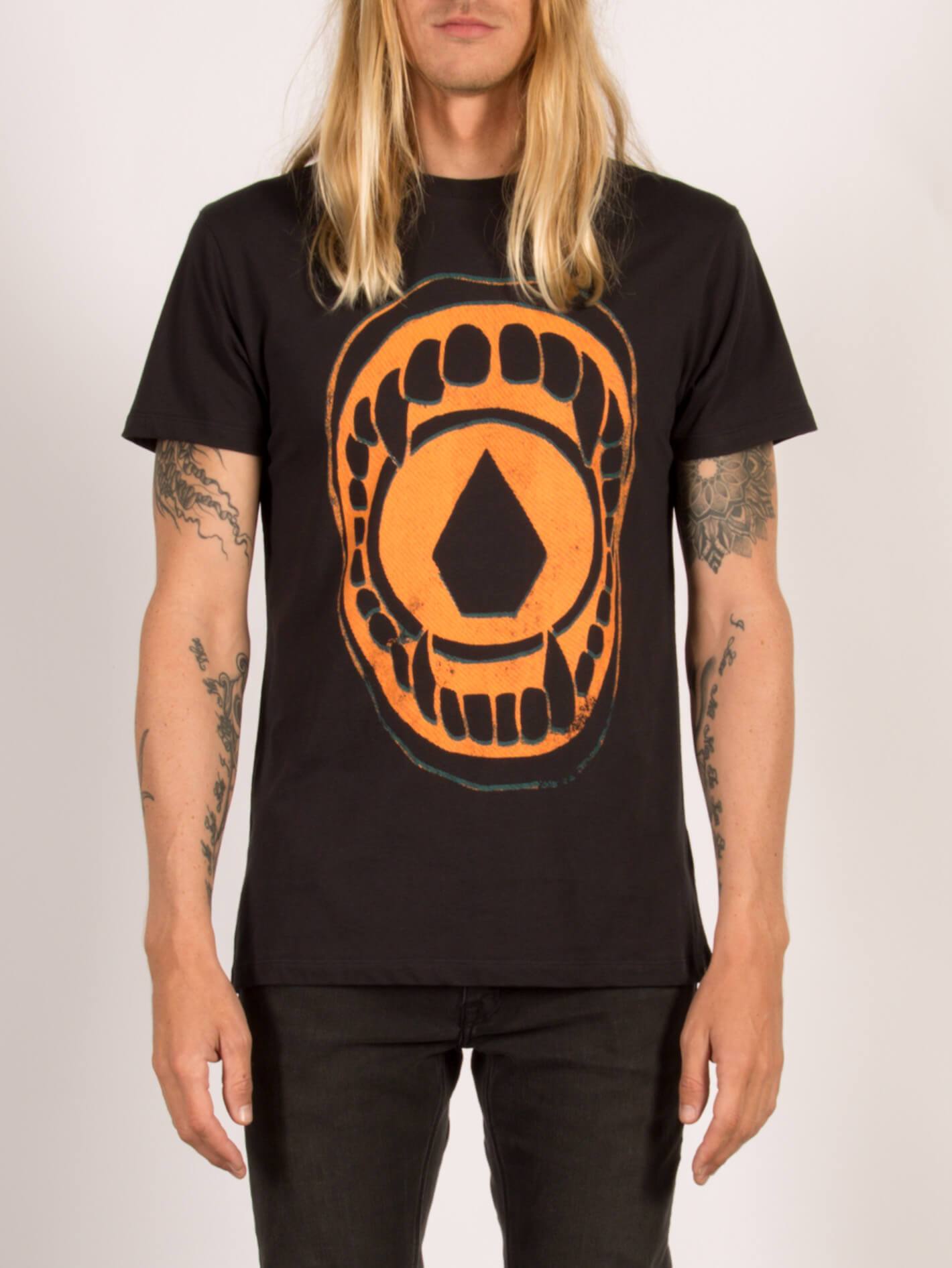 Chew Kurzarm-T-Shirt - Schwarz