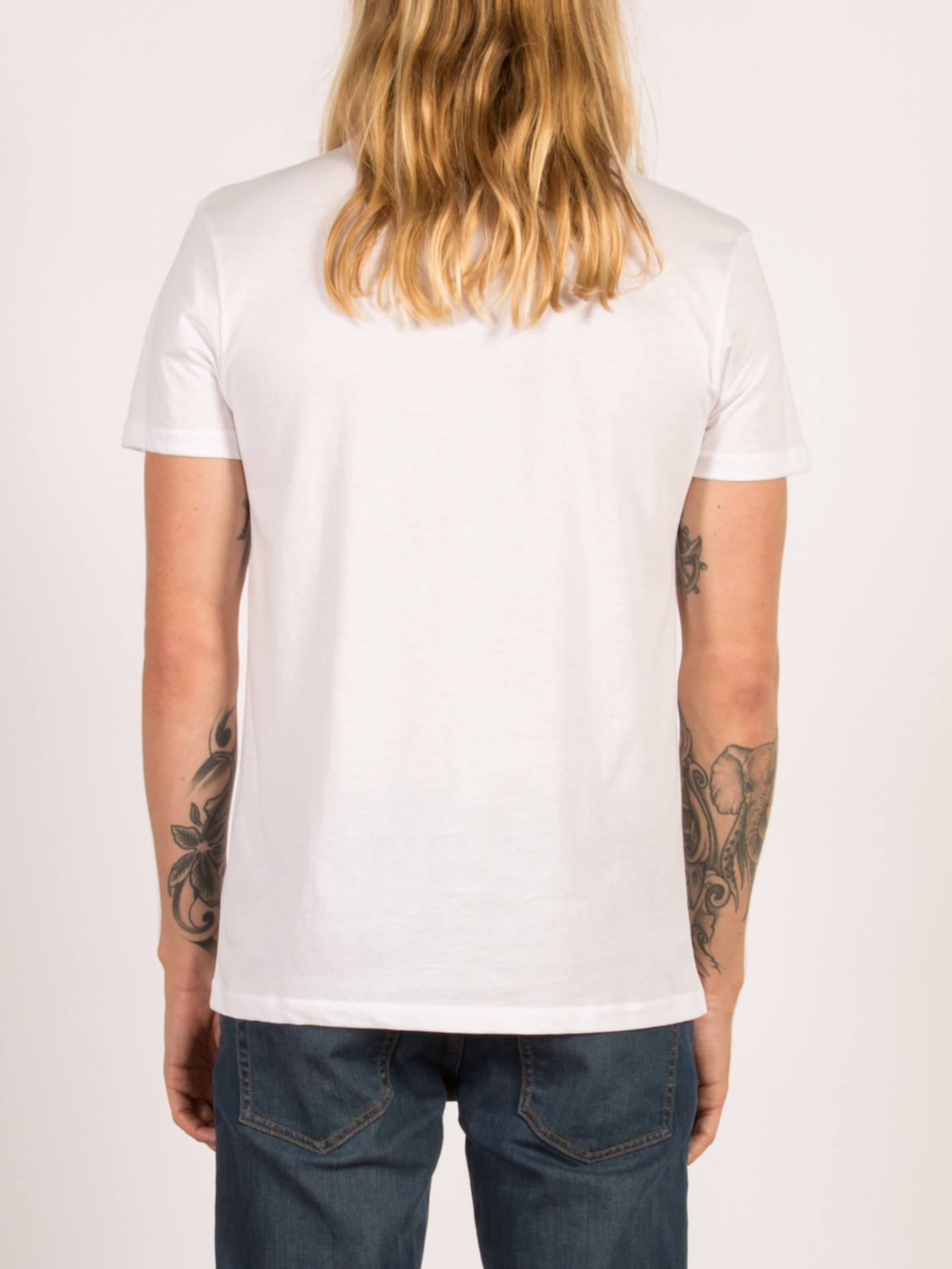 Chew Kurzarm-T-Shirt - Weiß