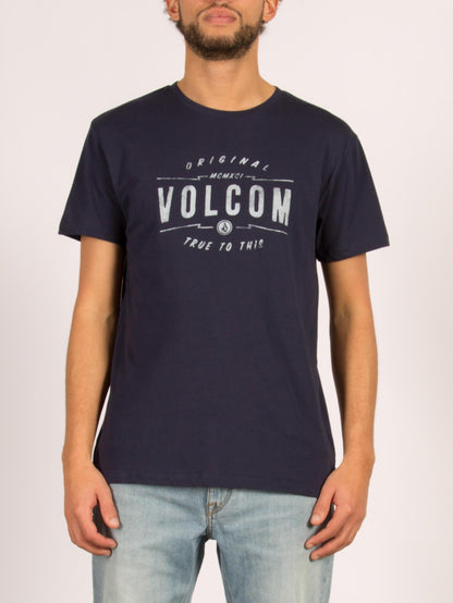 T-shirt manches courtes Garage Club - Indigo