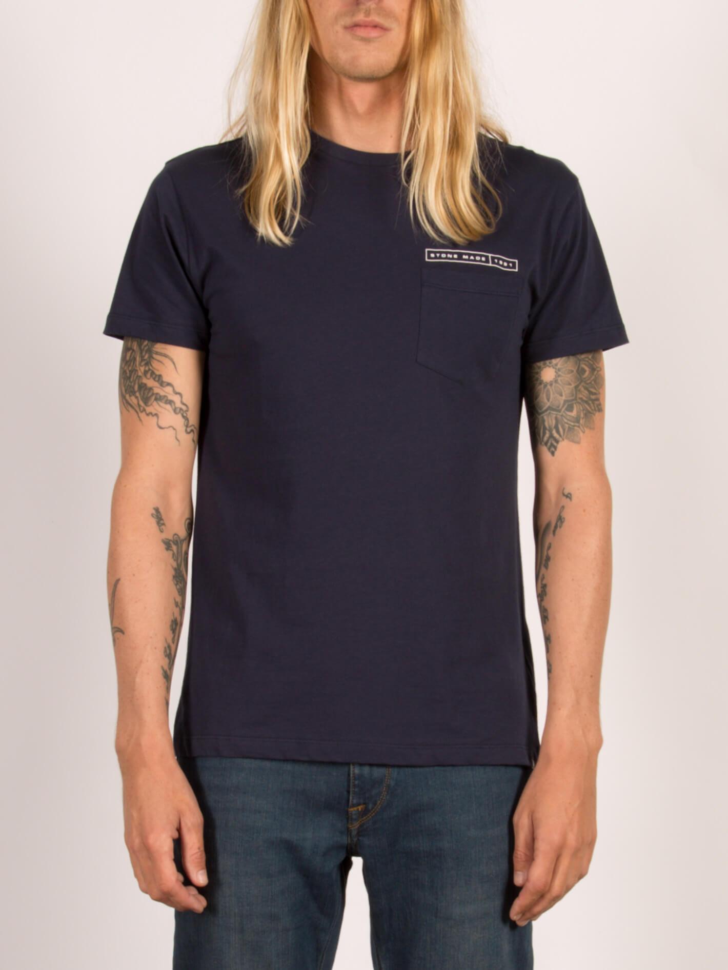 Soundmaze Kurzarm-T-Shirt - Indigo