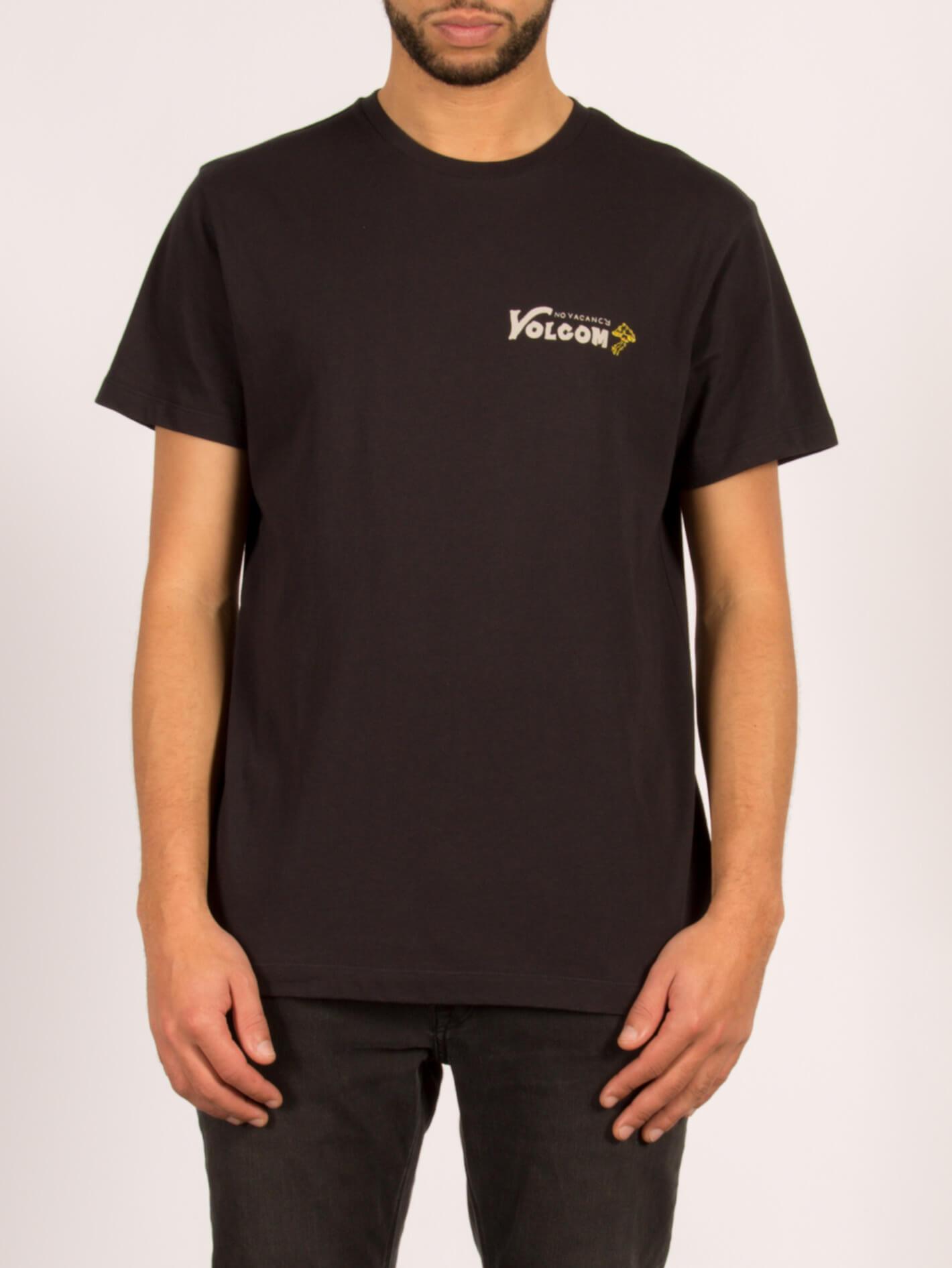 Shroomy Kurzarm-T-Shirt - Schwarz