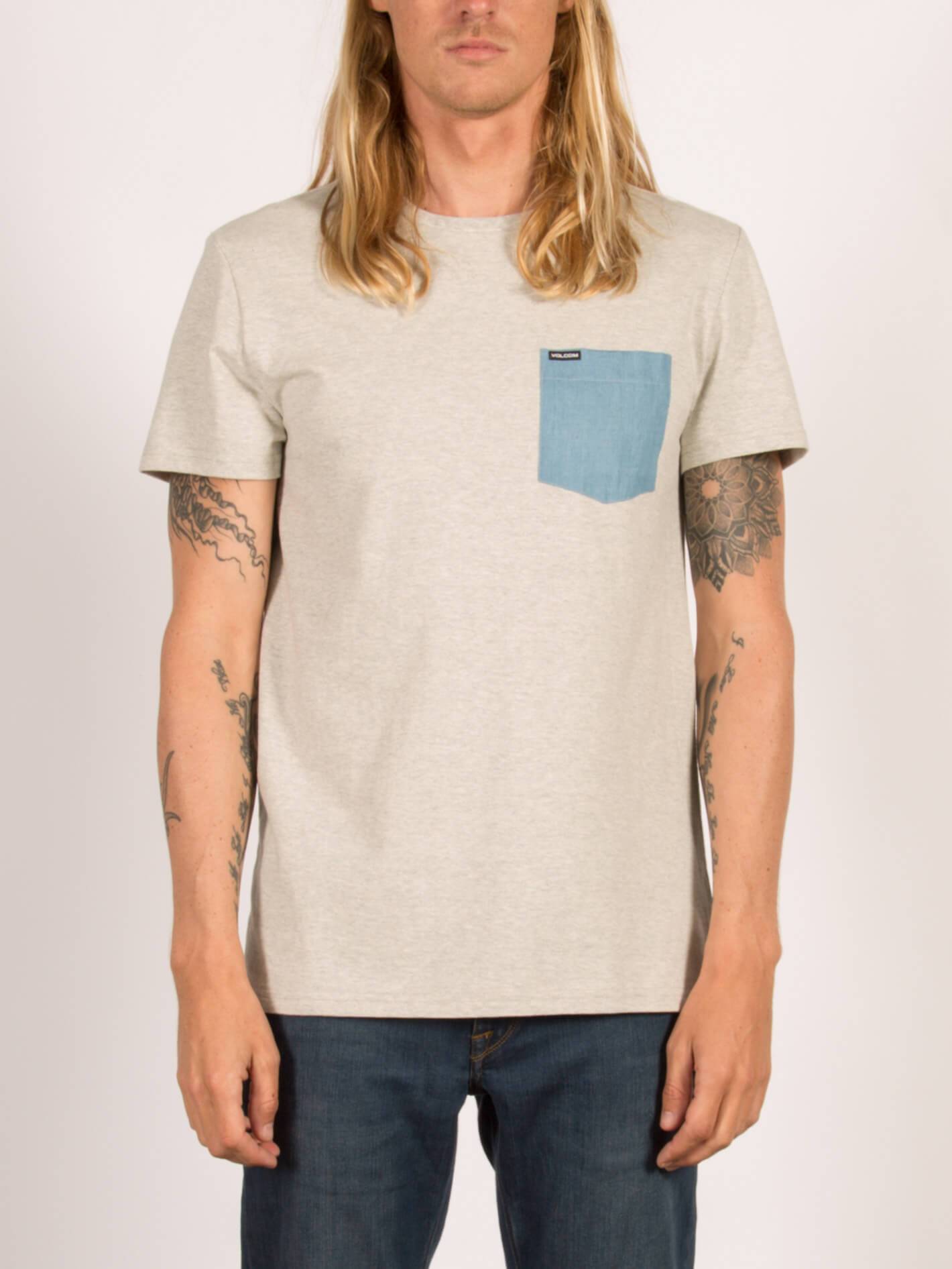 Contra Kurzarm-T-Shirt - Heather Grey