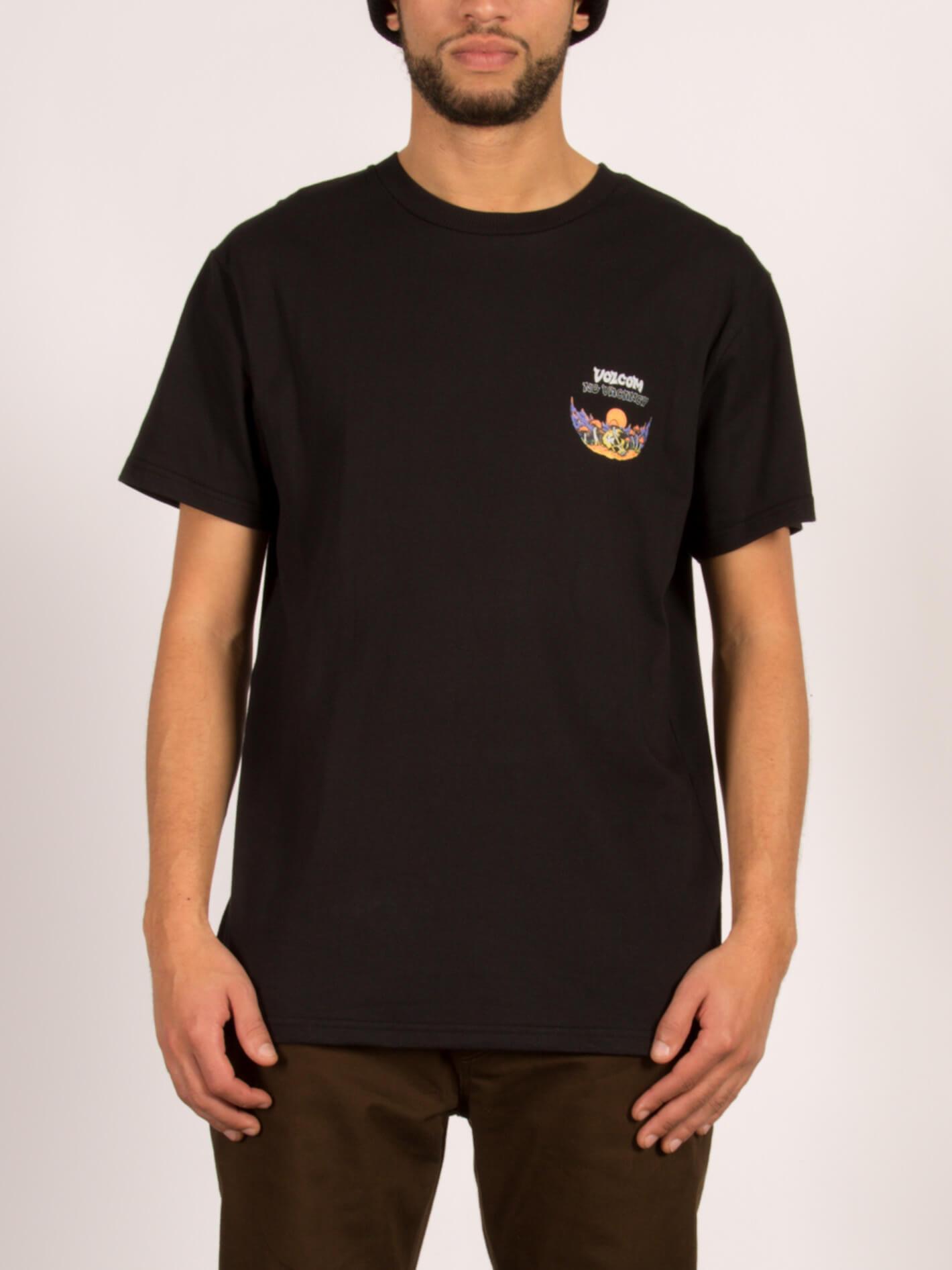 T-shirt à manches courtes Deserted - Black