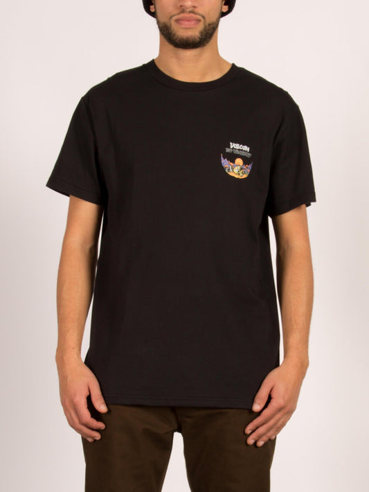 T-shirt à manches courtes Deserted - Black