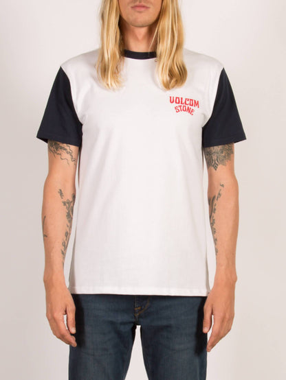 Washer Kurzarm-T-Shirt - Marineblau