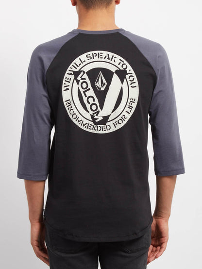 Cutout 3/4 T-Shirt - Mitternachtsblau