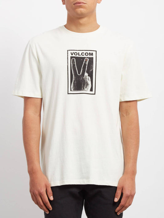 T-shirt Peace Off - Dirty White