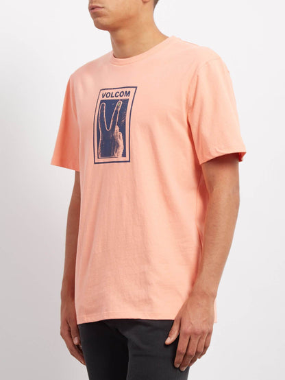 Peace Off T-shirt - Orange Glow