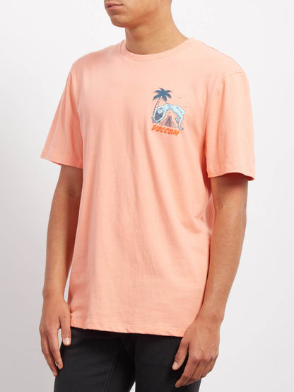 Cryptic Isle T-Shirt - Orange Glow