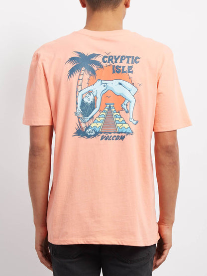 Cryptic Isle T-Shirt - Orange Glow