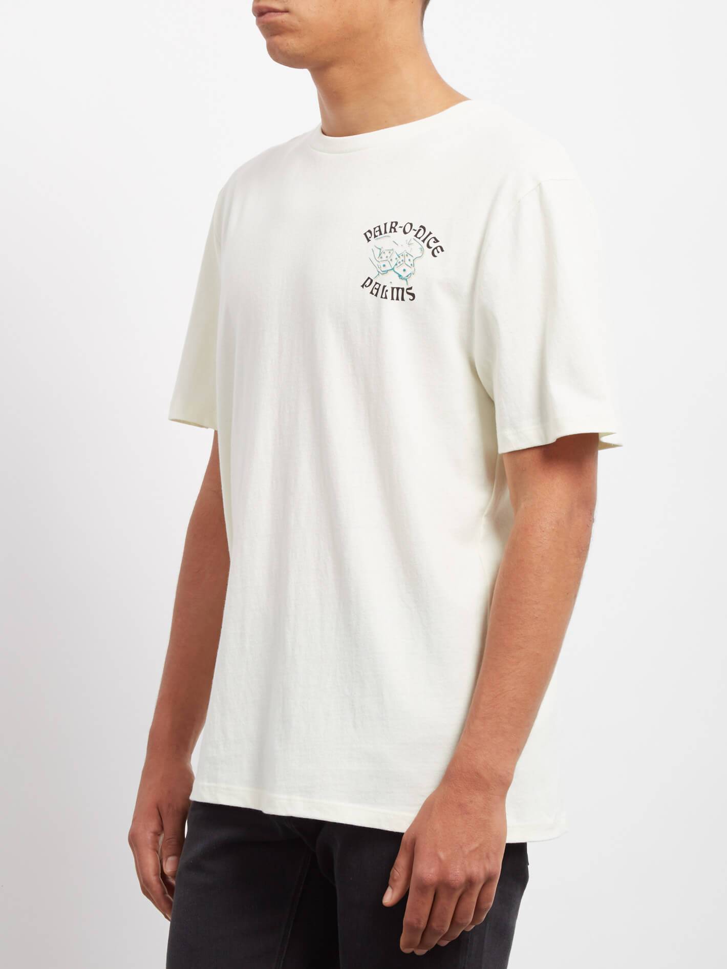 Paar Würfel T-Shirt - Schmutziges Weiß