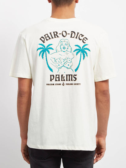 Paar Würfel T-Shirt - Schmutziges Weiß